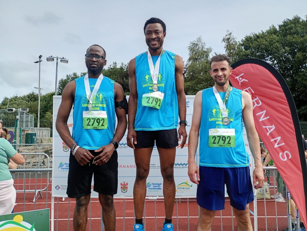 Sanctuary Runner trio take silver medal in Donegal relay race